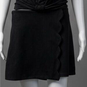 Scalloped Mini Skort